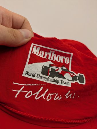 Marlboro 90`s Vintage Racing Cap Formel 1 Snapback